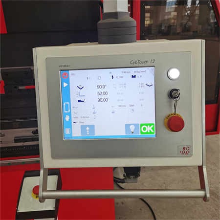 الصحافة الفرامل 100T-2500 CNC الهيدروليكية الألومنيوم الانحناء آلة الصحافة الفرامل مع Delem DA53T للصفائح الفولاذية